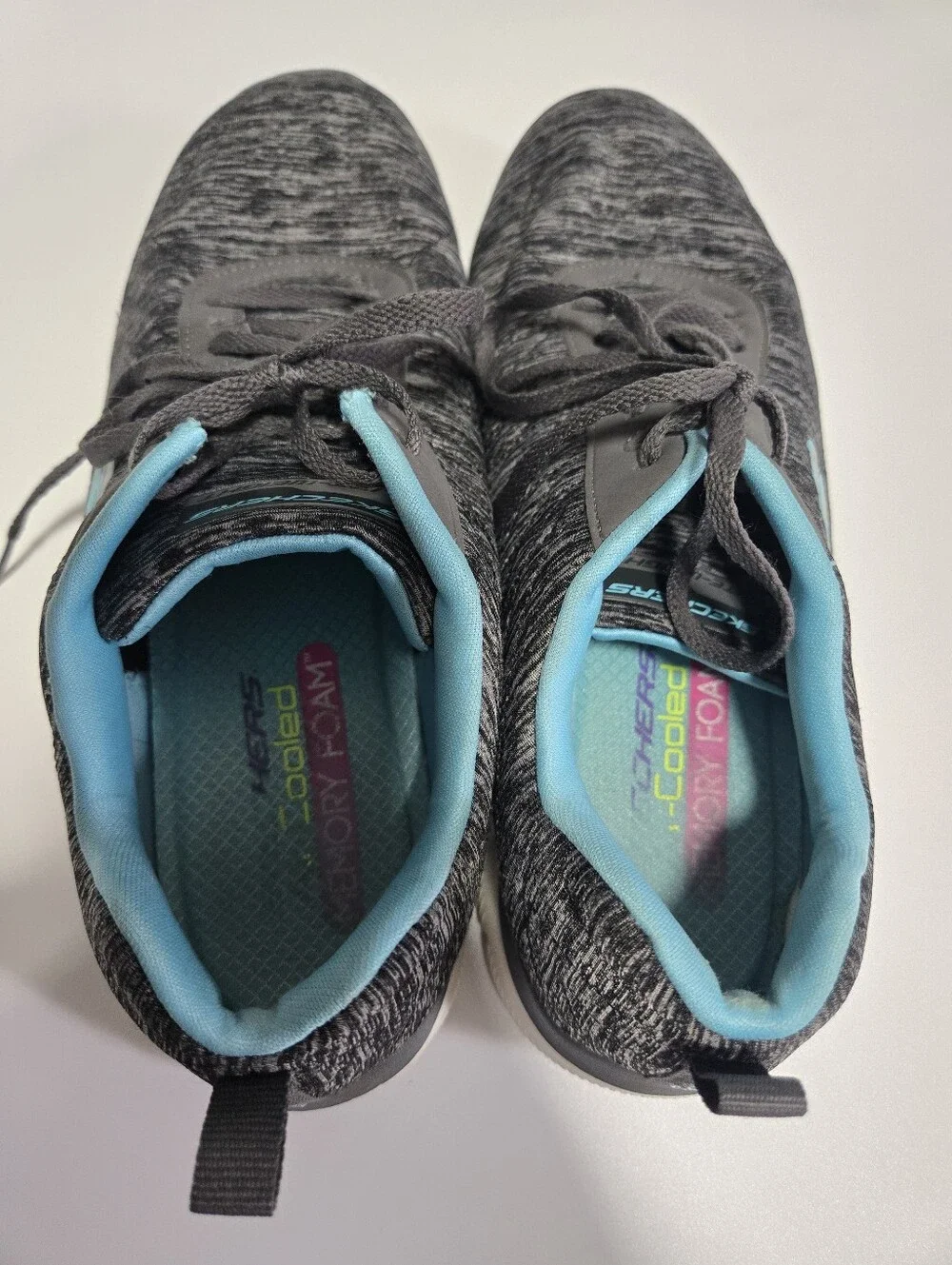 Skechers Flex Appeal 2.0 Lightweight Sneakers Size 10 Gray Blue